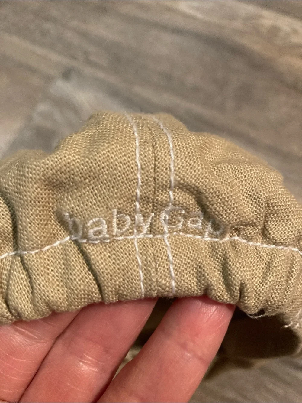Vintage baby GAP Flat Cap Cotton Linen Blend